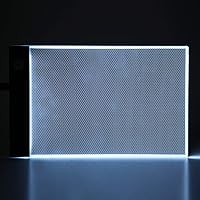 Vista 7 de Caja de luz de brillo ajustable A5, caja de luz LED para trazado, tablero de dibujo artístico, bloc de copia con función de memoria, mesa con cable