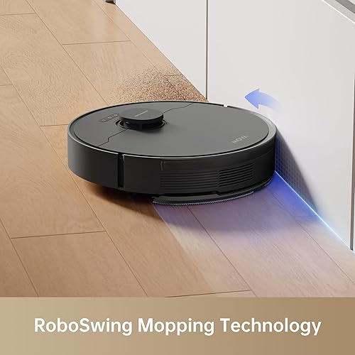 Miniatura 4 de Mova Robot aspirador S10 con succión de 7000 Pa, tiempo de funcionamiento de 260 minutos, cepillo elevable, aspiradora robótica de carga automática