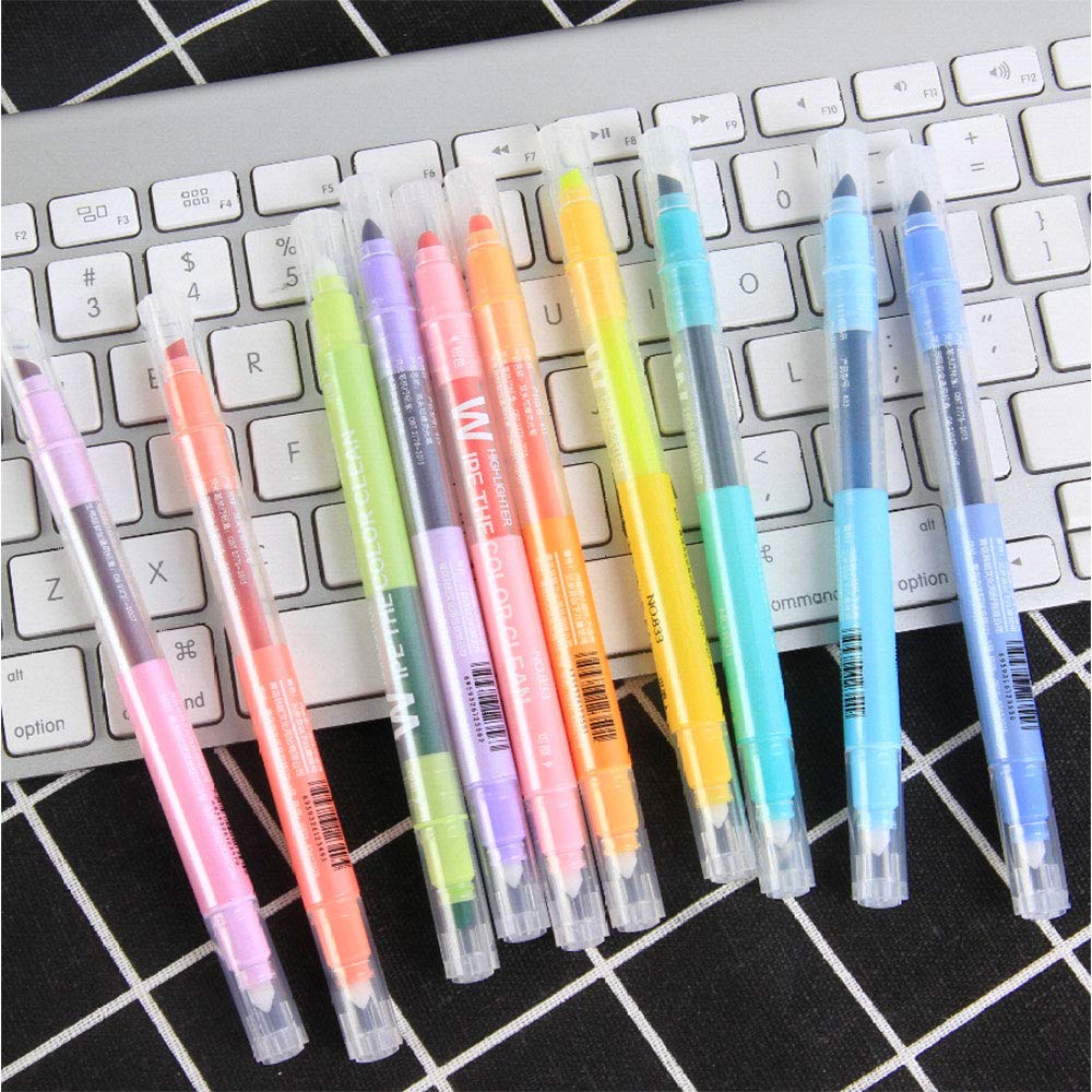 Subrayador Borrable Rotuladores Fluorescentes Pilot FriXion Light - Pack 6 Colores Neon Con Borrador Frixion Light Fluorescentes