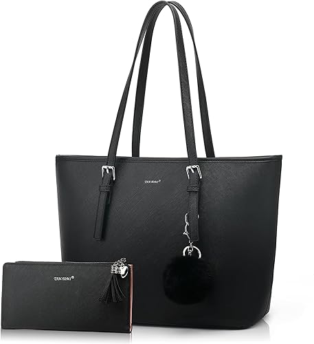 TANTOMI Tote Bags for Women, Handbags and Womens Purses Shoulder Purse Set for Travel Work