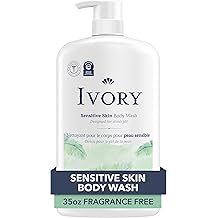 Ivory Body Wash, Designed for the Whole Family, Gentle Formula, Free of Dyes Heavy Perfumes Parabens Phthalates &amp; Silicones, Fragnance-Free, 35 oz