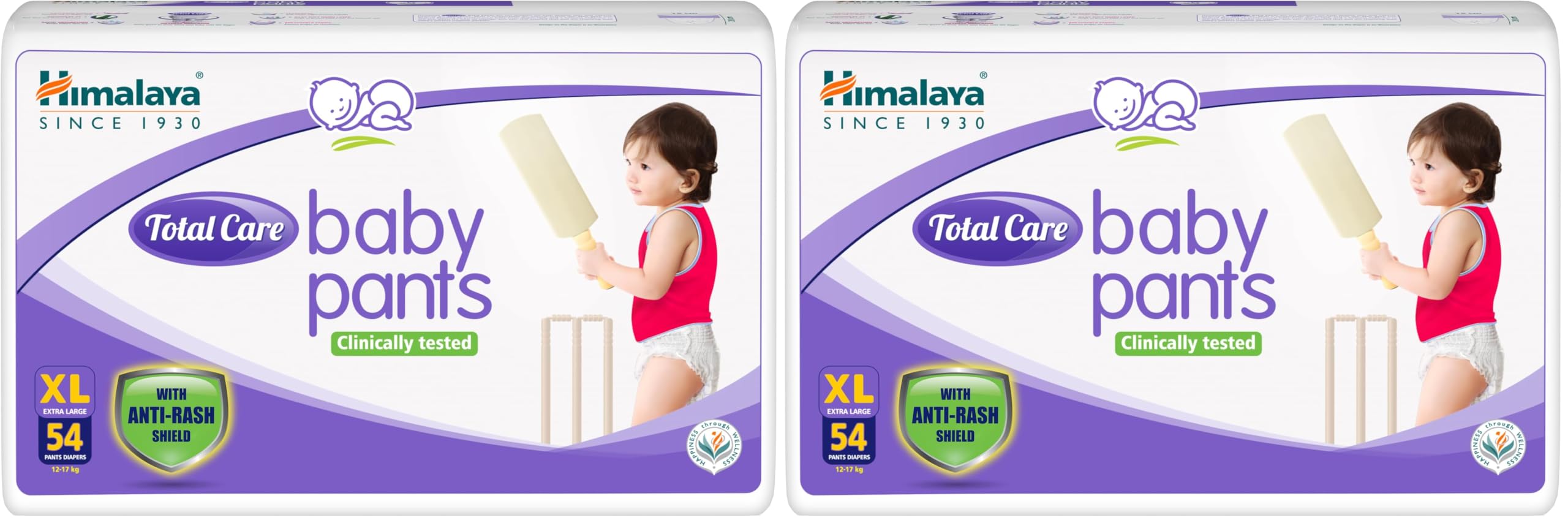 Himalaya Total Care Extra Large Size Baby Diaper Pants (54 Count) (Pack of 2)-image-46