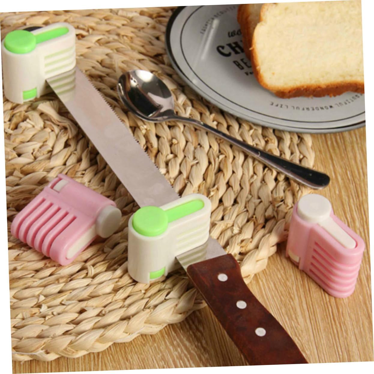 Cake Layer Cutter Diy Cake Leveler Slicers Easy to Use Reusable Portable for Baking Random Color