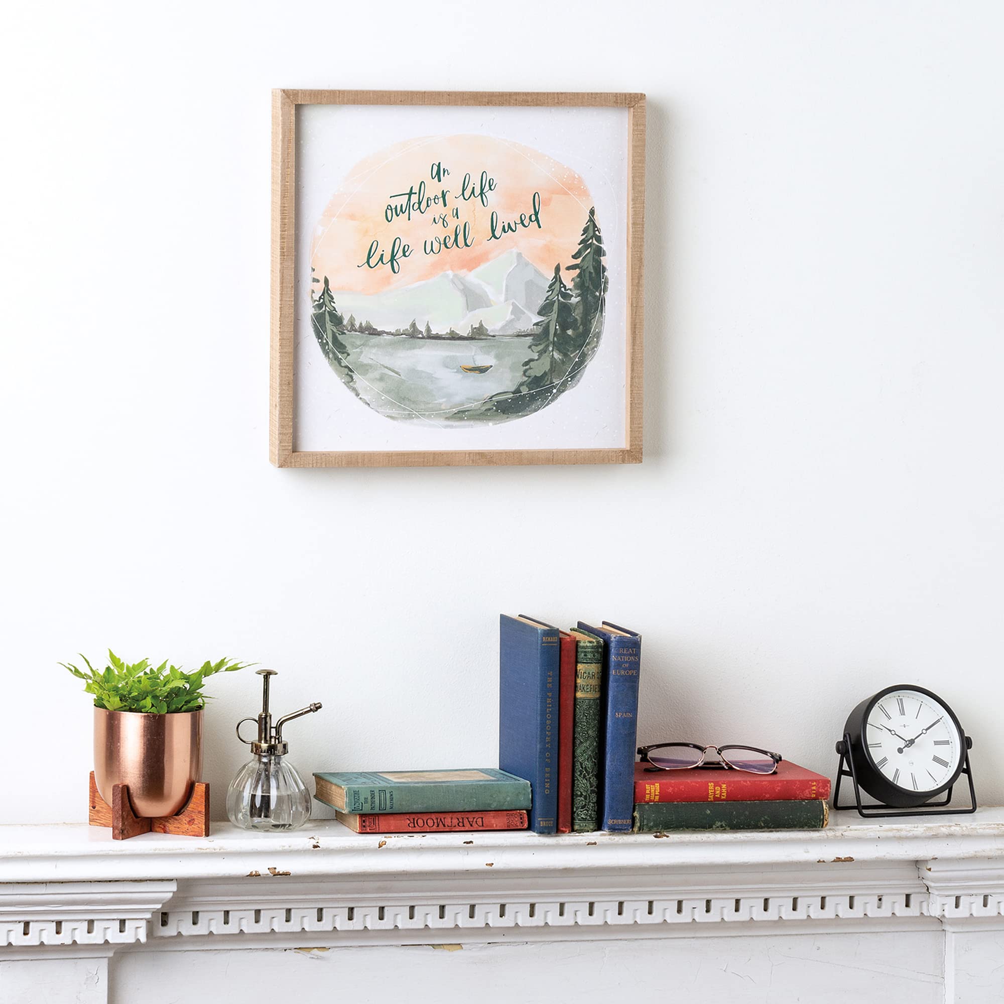 Aazon.co: Priitives by Kathy os ake Life Beautiful Hoe Décor Sign, ulticolor