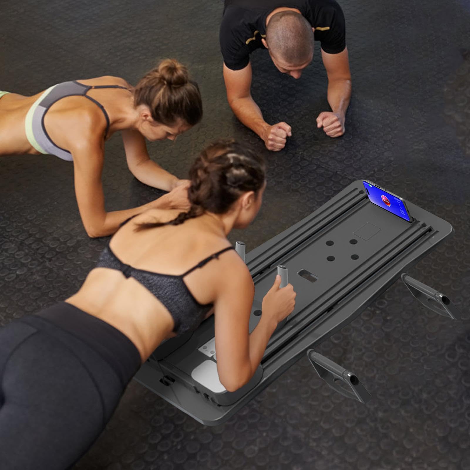 Tabla de ejercicios: equipo de entrenamiento, tabla de ejercicio de pecho y abdominal, rodillo abdominal de alta resistencia, equipo de pilates, equipo de entrenamiento que ahorra espacio para mujeres