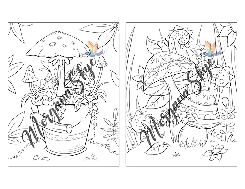 Miniatura 48 de 100 Nature Scenes A Whimsical Coloring Book Featuring 100 Fun and Relaxing Nature Inspired Designs with Cute Animals, Beautiful Flowers, Lovely