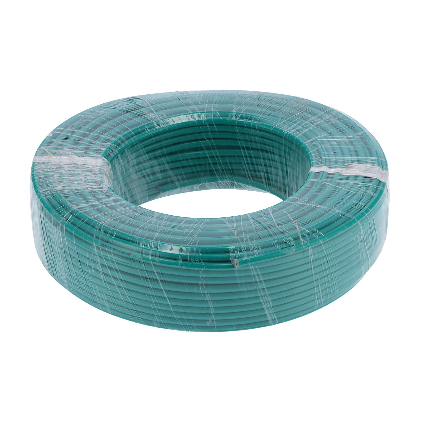 Cable Eléctrico, Cable Eléctrico de 100 M, Funda de PVC Verde Flexible, Área de Sección Transversal de Núcleo de Cobre único 10 Milímetros Cúbicos, Cable, Cables Eléctricos