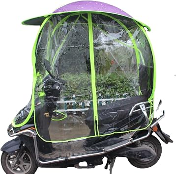 Motorcycle Rain Cover Semi-Closed Umbrella Canopy Awning Universal Cover Electric car rain Awning, Sunshade, Battery car Sun Umbrella, Motorcycle Sun Umbrella Canopy pouple