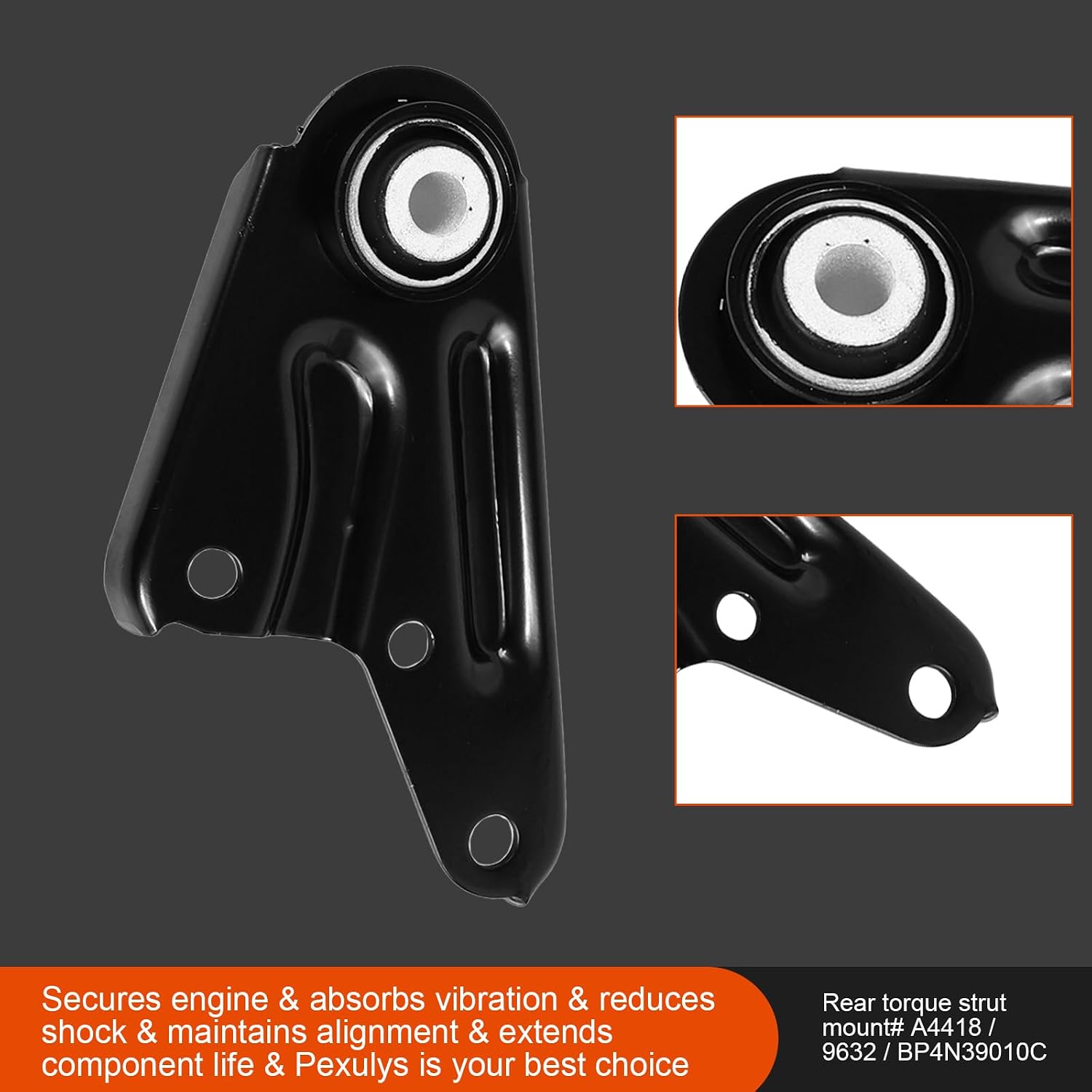 2Pcs Engine Motor Mount Kit, for Mazda 3 2004-2009 L4 2.0L 2.3L, for Mazda 5 2006-2010 L4 2.3L Replace# A4405 A4418