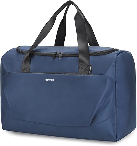 ECOHUB Para Spirit Airlines - Bolsa de artículos personales de 18 x 14 x 8 pulgadas, plegable, artículos esenciales de viaje, bolsa de viaje para