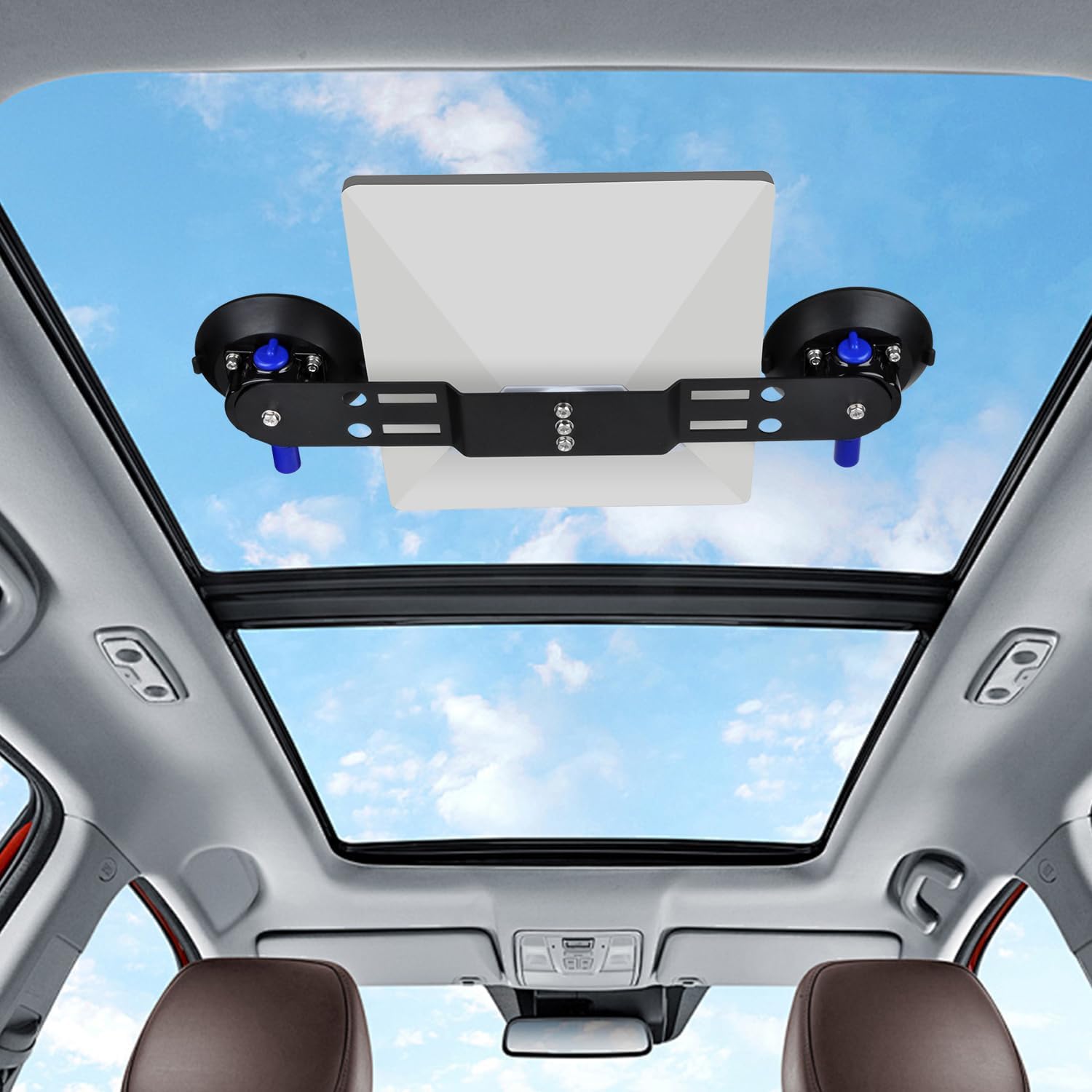 Suction Cup Mount for Starlink Mini, Starlink Mini Mount for Car Window, Sunroof and Roof, 4.5” Suction Cup Mounting Kit with Strong Suction Design