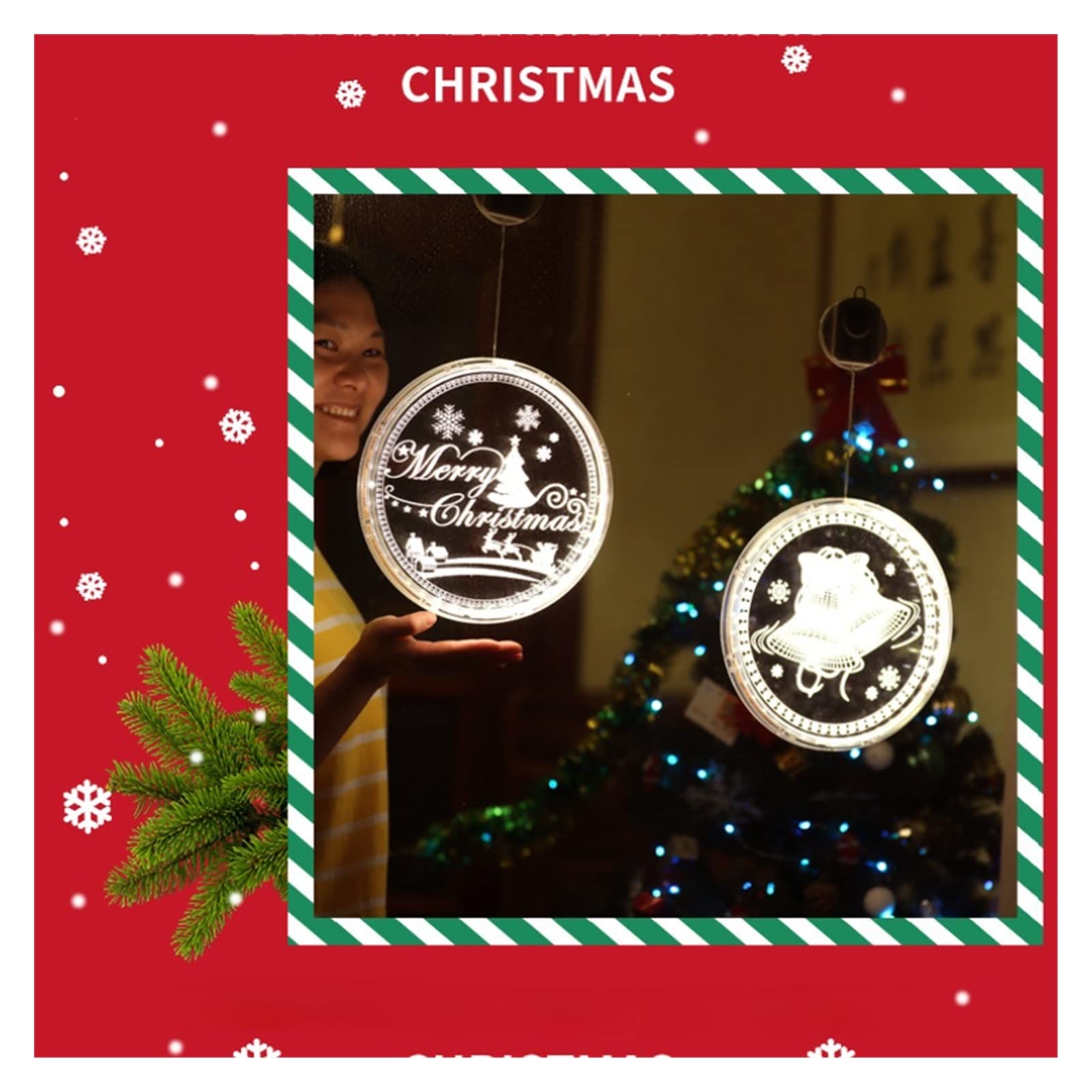 Decorazioni Natalizie Luci a Batteria a LED Decorazione Natalizia Piccola Lanterna luci Stringa luci Stella luci stellaria Decorazione della Sala Vacanze luci di Halloween Luci di Stringa di Natale (