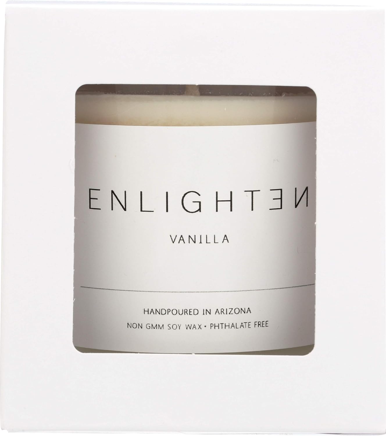 Enlighten Candles Arizona Vanilla Glass Tumbler Candle, 10.