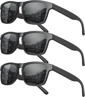 MEETSUN Polarized Sunglasses for Men Women Square Driving Sports Shade | UV400 Protection, anti glare, sports running fishing golf vacation sun glasses, reduce eye strain, true color perception