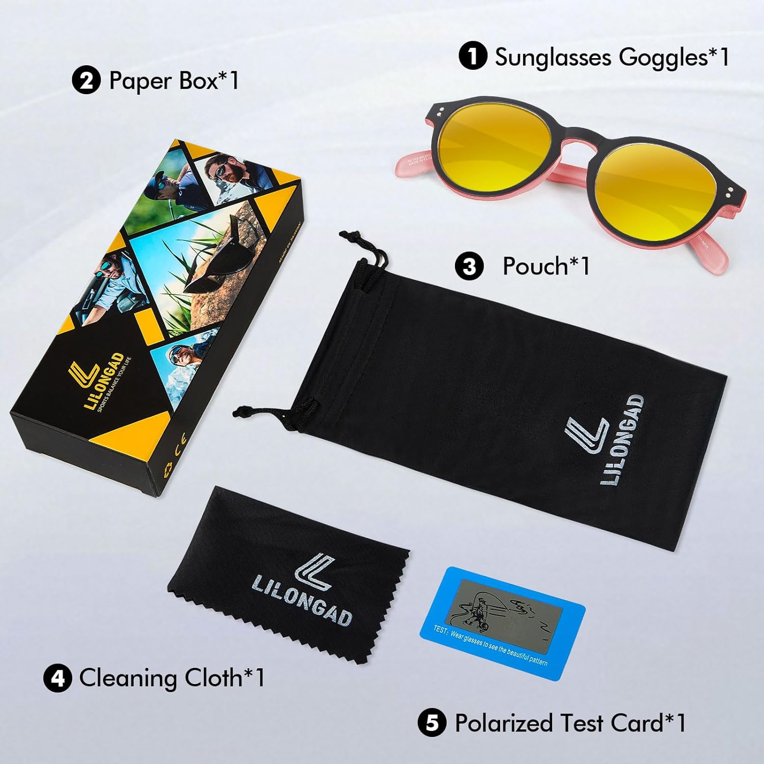 Anti-Scratch Polarized Sunglasses for Women, UV400 Protection, Lightweight TR90 for Driving,Outdoor and Everyday Use