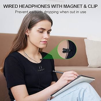 Awatrue Computer USB Headset With Microphone For PC Laptop - WiredHeadphones With In-Line Control, Lightweight, Enhanced Sound & MIC Mute(Pink