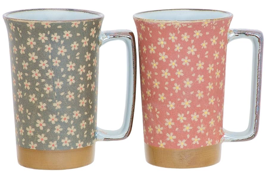 Amazon.co.jp: 美濃焼 ビールジョッキ 化粧箱入り [ ペア/赤 青