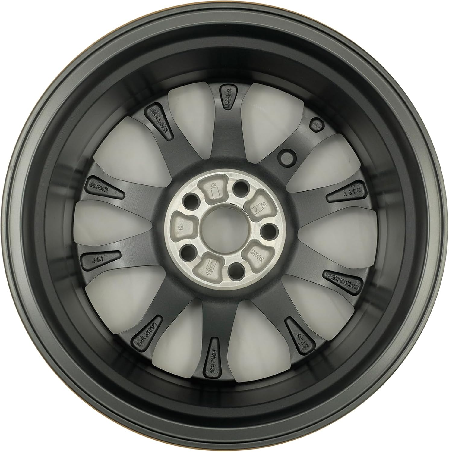 For Toyota Camry OEM Design Wheel 18" 18x7.5 2015-2017 Machined Charcoal Single Replacement Rim