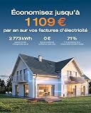 EF EcoFlow STREAM Ultra Batterie de 1,92 kWh pour kit solaire, entrée solaire 2800 W (4 MPPT), ports CA doubles 2300 W, micro-onduleur intégré, extensible à 11,52 kWh, contrôle intelligent par IA - 6