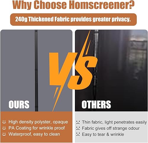 Miniatura 45 de Divisor de habitación plegable con ruedas, divisor de 6 pies de alto para separación de habitaciones, divisores y divisores móviles de habitación,