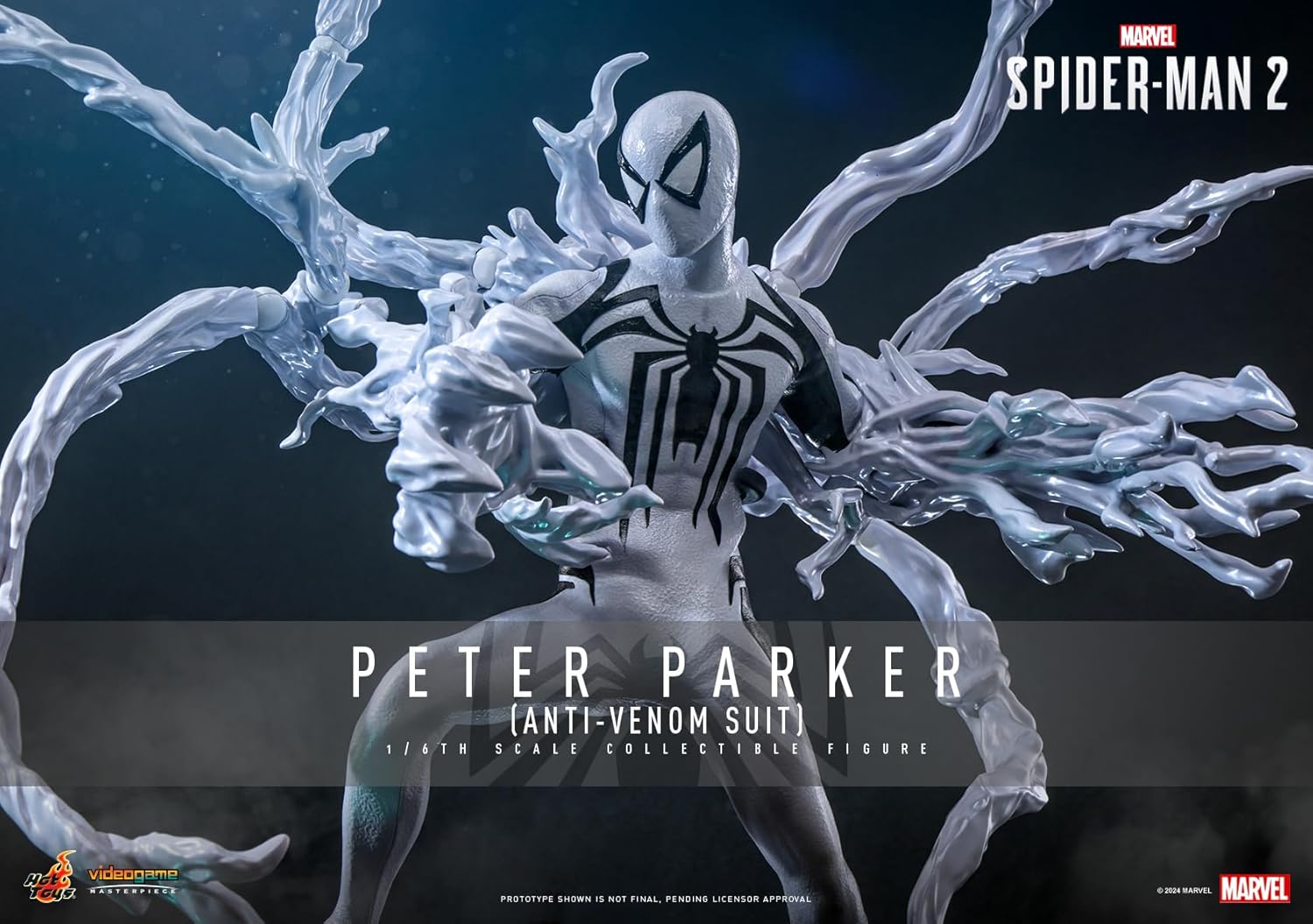 Video Game Masterpiece Marvel's Spider-Man 2 Peter Parker/Spider-Man (Anti-Venom Suit) 1/6 Scale Figure