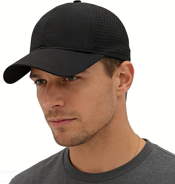 Gorra de Béisbol para Hombre Transpirable y de Secado Rápido, Estilo Trucker Ajustable