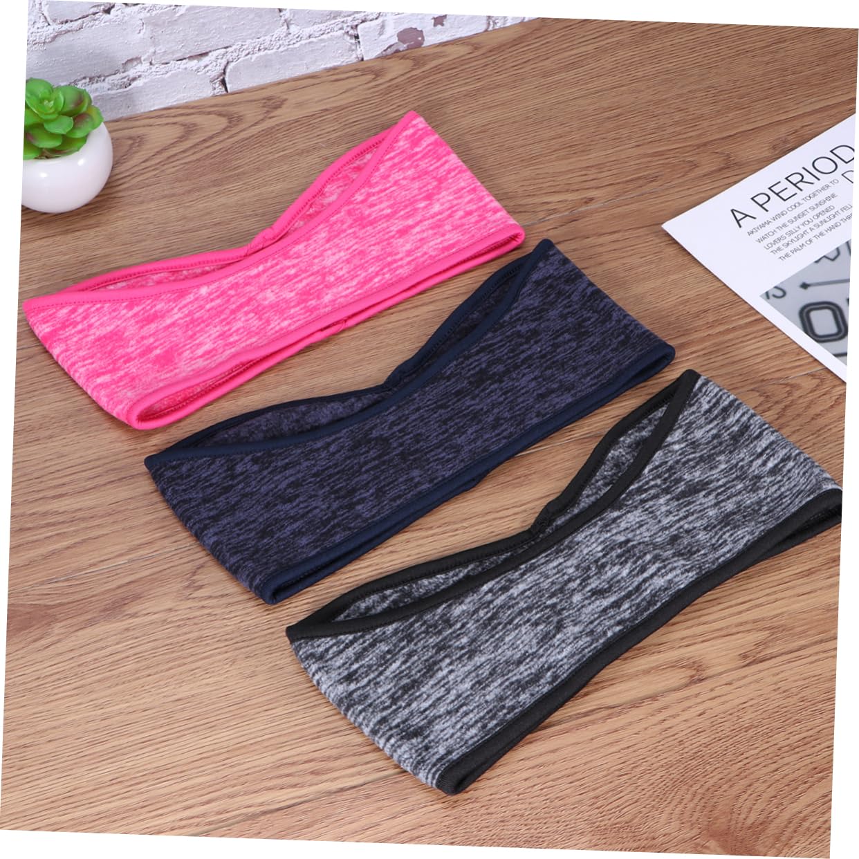 VALICLUD 6pezzi Fascia Fleece per Orecchie Scaldamuscoli Antiscivolo per Corsa e Yoga di Blu per attività Outdoor