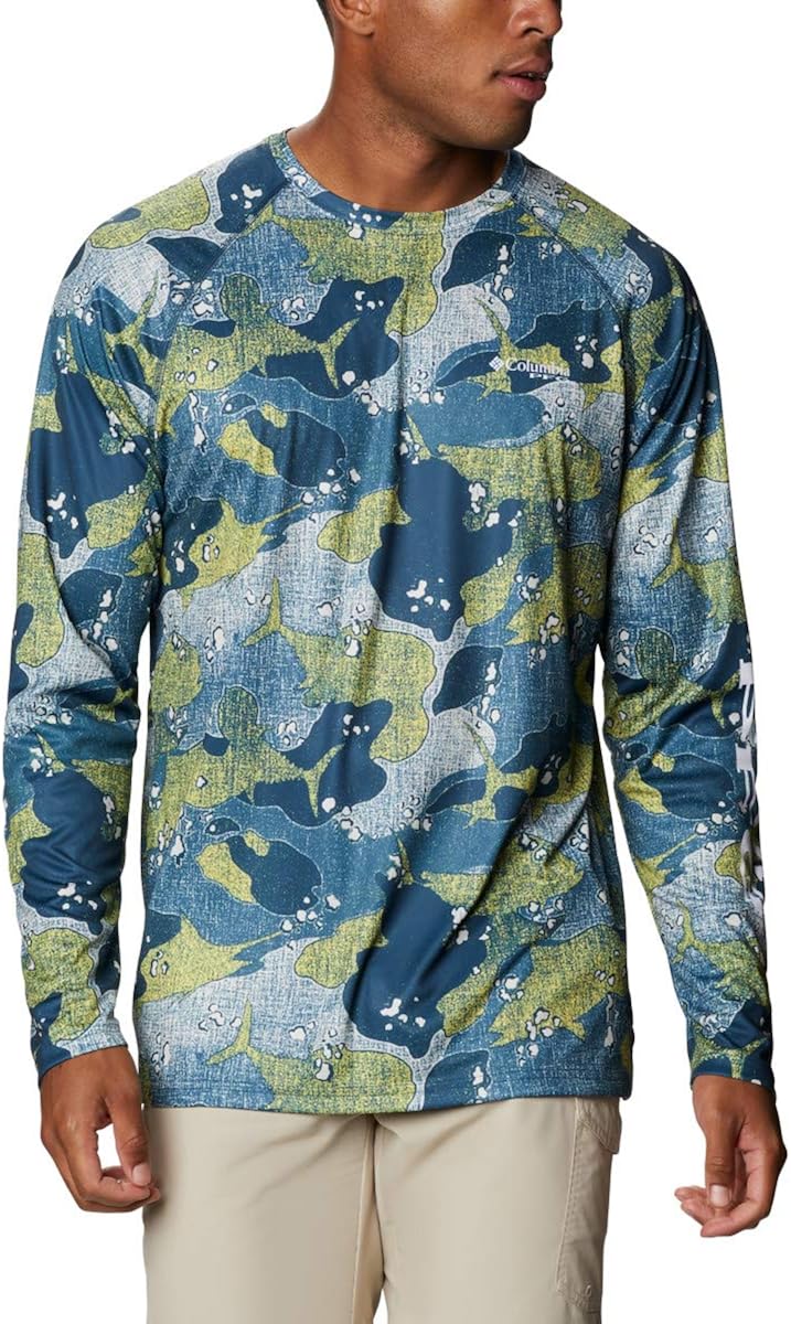Columbia mens Super Terminal Tackle Long Sleeve Shirt : Sports & Outdoors