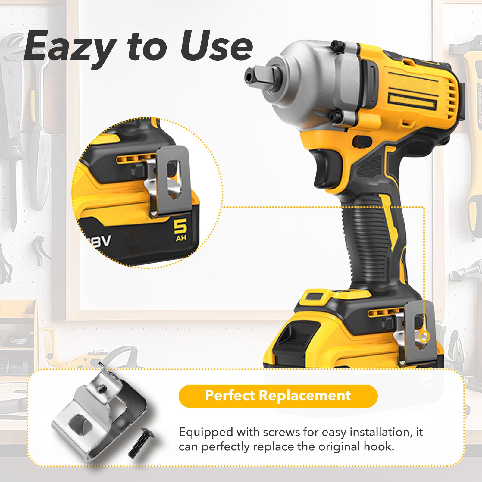 Lazada Dewalt Drill Belt Clip Hook Dewalt DCD7781D2-B1 13mm 1/2