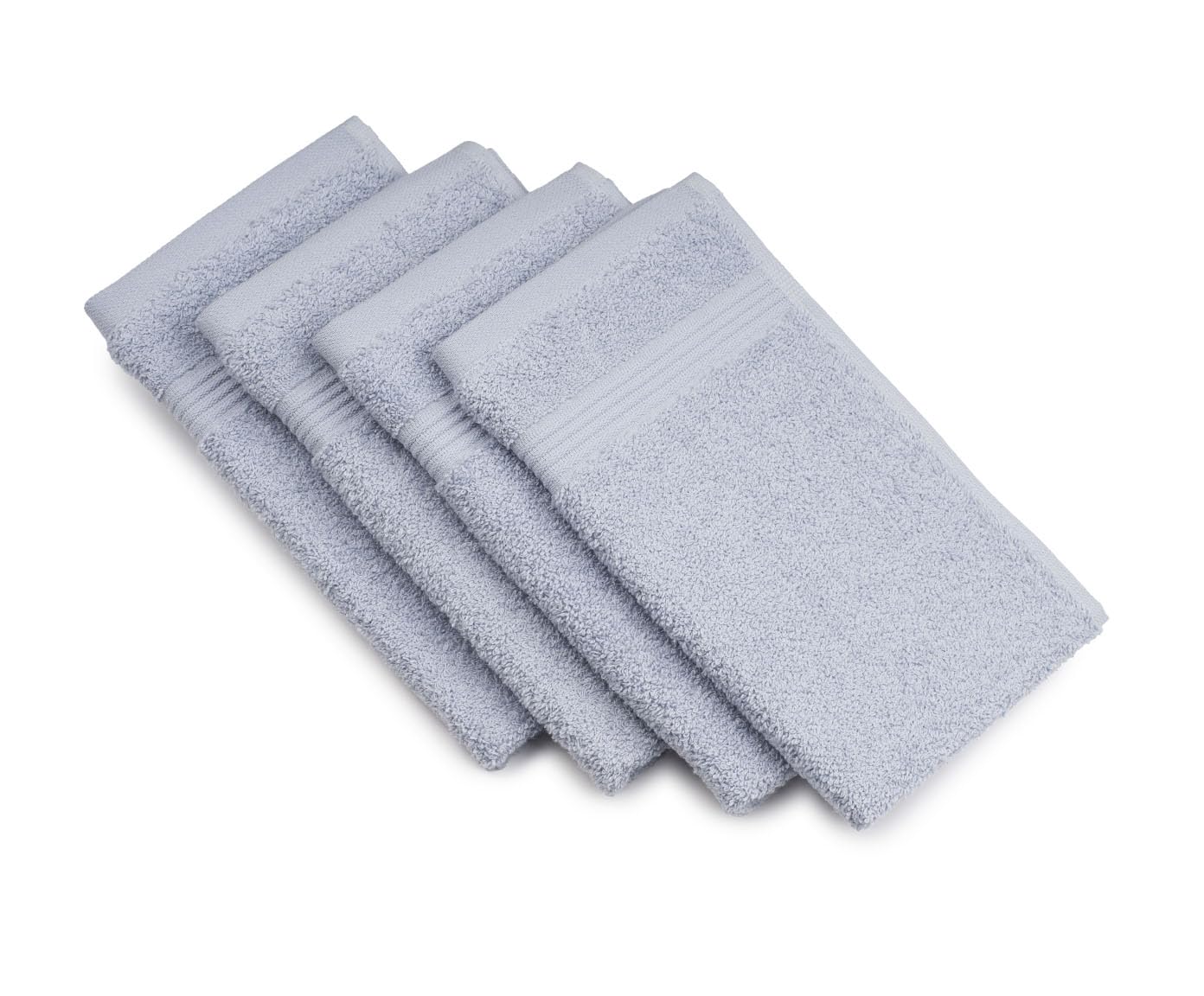 Gözze Gästetuch, 4er Set, 30/50 cm, New York, silber