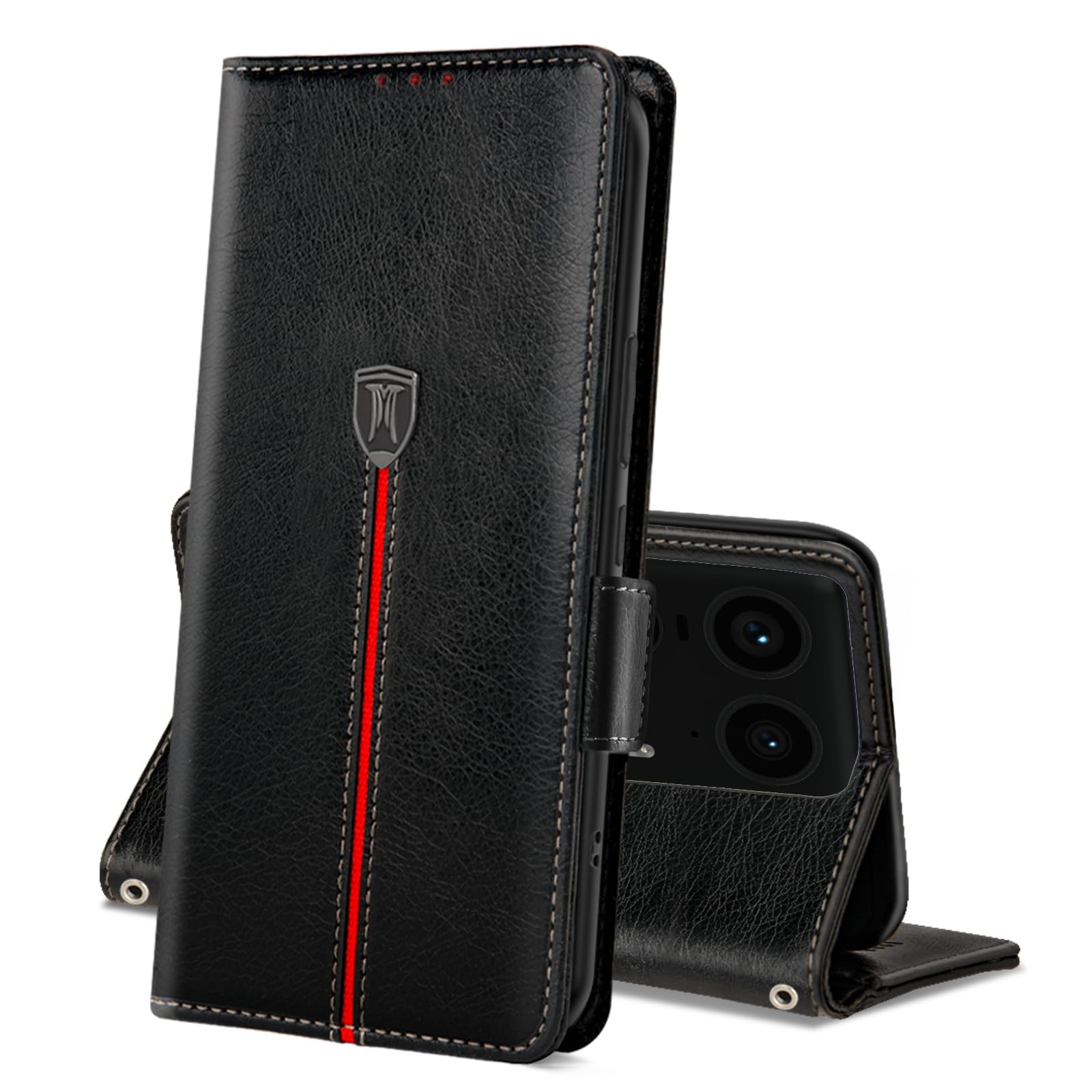 Custodia Per Motorola Moto Edge 50 Ultra, Con Cerniera, Portafoglio In Finto Cuoio Flip Con Tasche Per Carte Supporto E Passante Per La Mano Lake Blu  S2 536634957