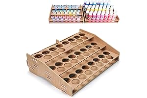Wooden Model Paint Organizer and Brush Holder: The Ultimate Crafting Companion