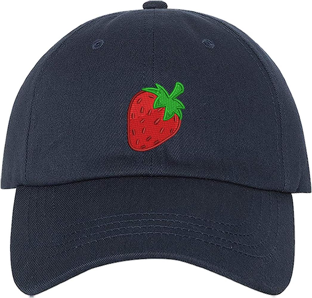 DSY Lifestyle Strawberry Baseball Cap- Fruit Hats Unisex Hats