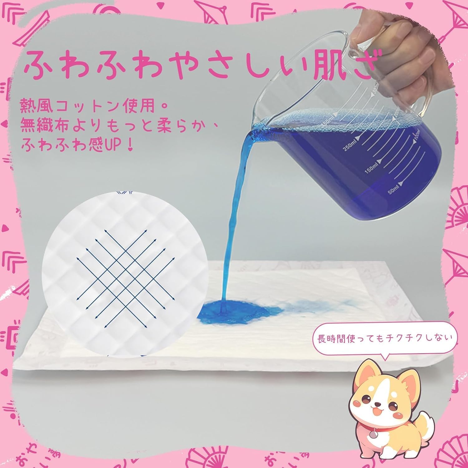 Amazon.co.jp: Furrylife 犬用おむつライナー マナーパッド 50枚入り
