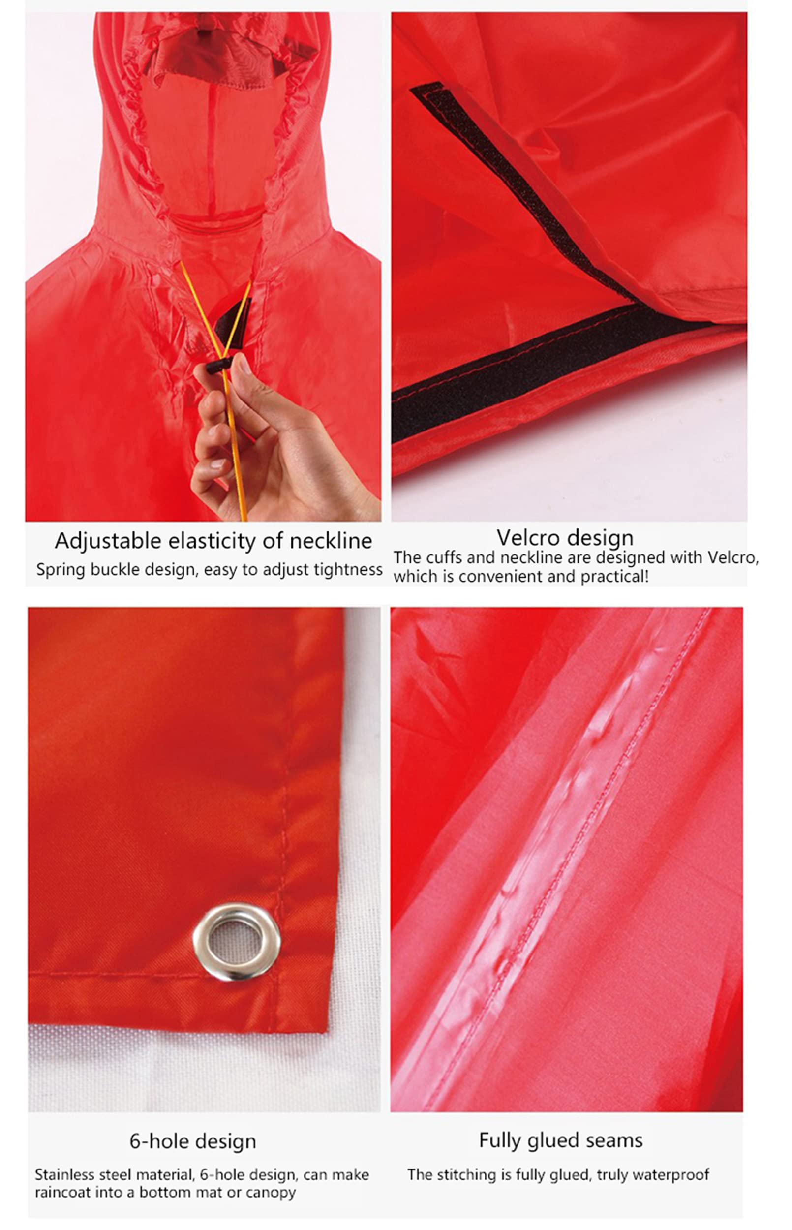 3 in 1 Waterproof Military Rain Poncho – URBANQUEST