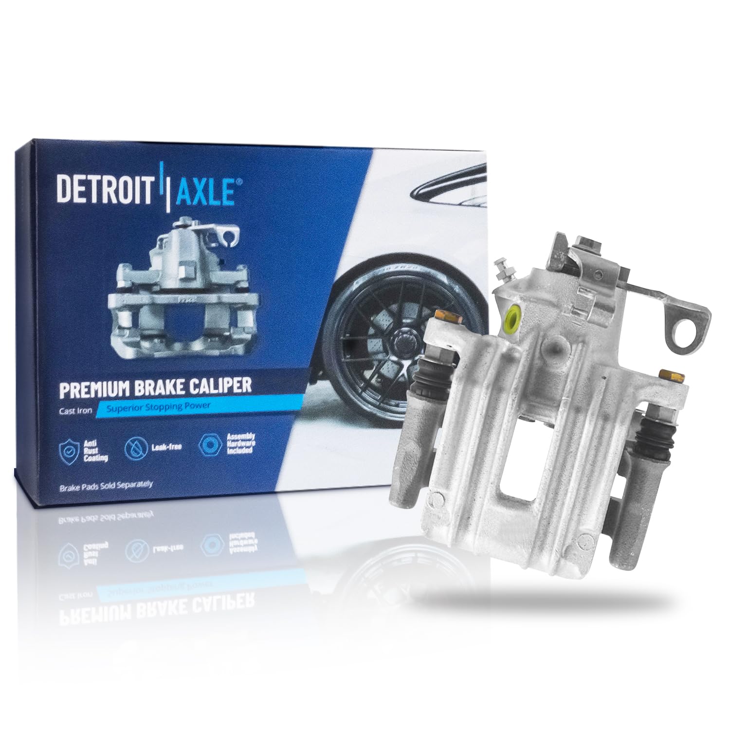 Detroit Axle - Rear Left Brake Caliper for Volkswagen Jetta City