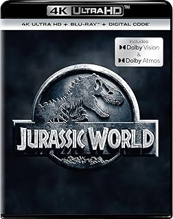 Jurassic World - 4K Ultra HD + Blu-ray + Digital (Dolby Vision + Dolby Atmos Version)