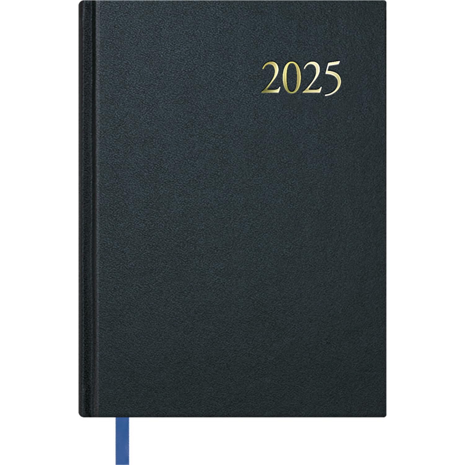 Dohe - Agenda 2025 - Semana Vista Vertical, Tamaño A5 (14x20 cm), 12 Meses Enero a Diciembre, Tapa Dura, Planificador en Español, Material de Oficina - SEGOVIA Negro