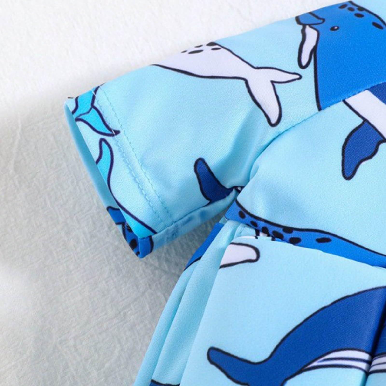 Générique Maillot de Bain Bébé, Flotteur Intégré pour Garçon Bouée Flottabilité Piscine Formation Costume Bouée Enfant 1-3 Ans Maillot de Bain Garçon Imprimé, Tendance pour Enfants