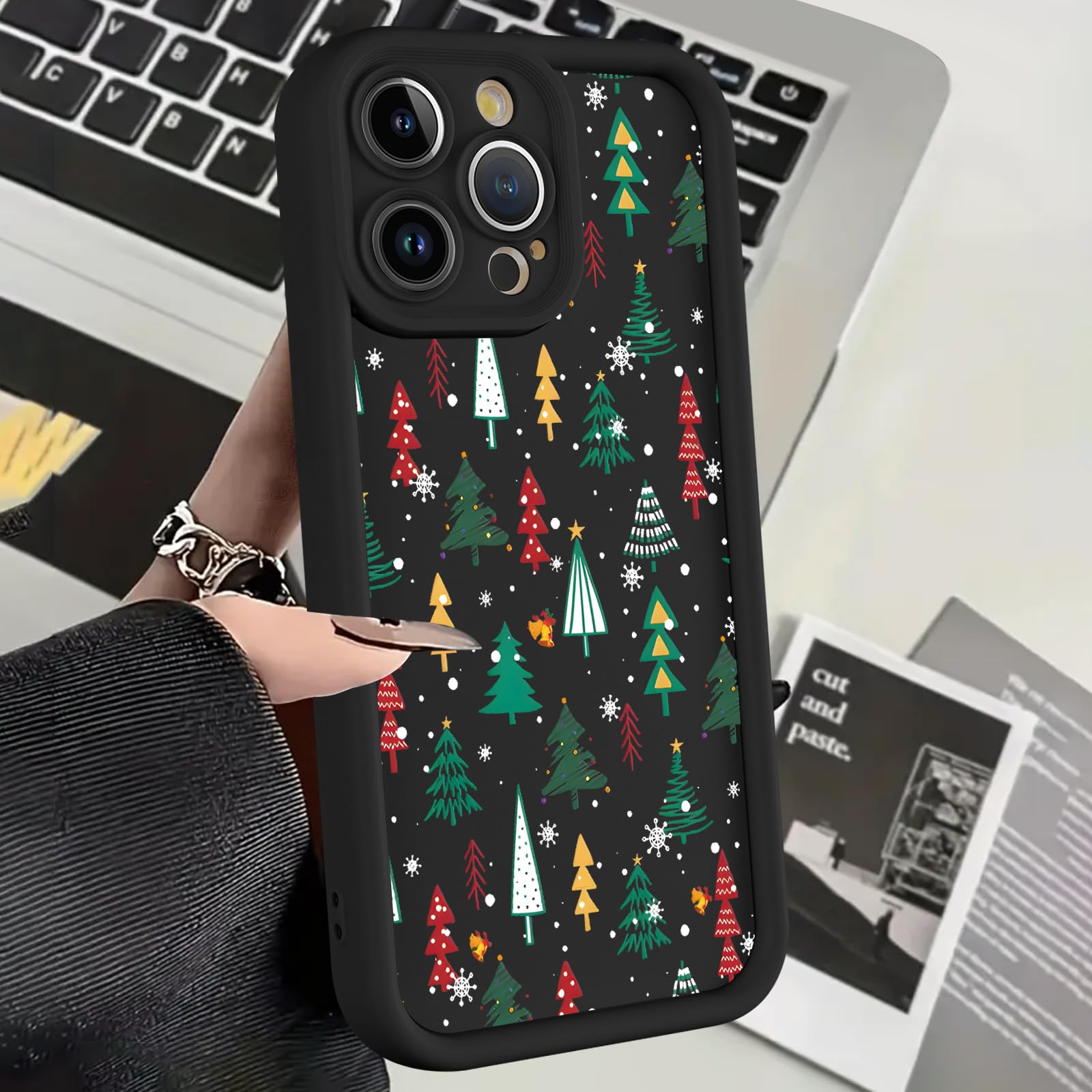 Custodia con luci di Natale per iPhone 14 Pro Max / Custodia