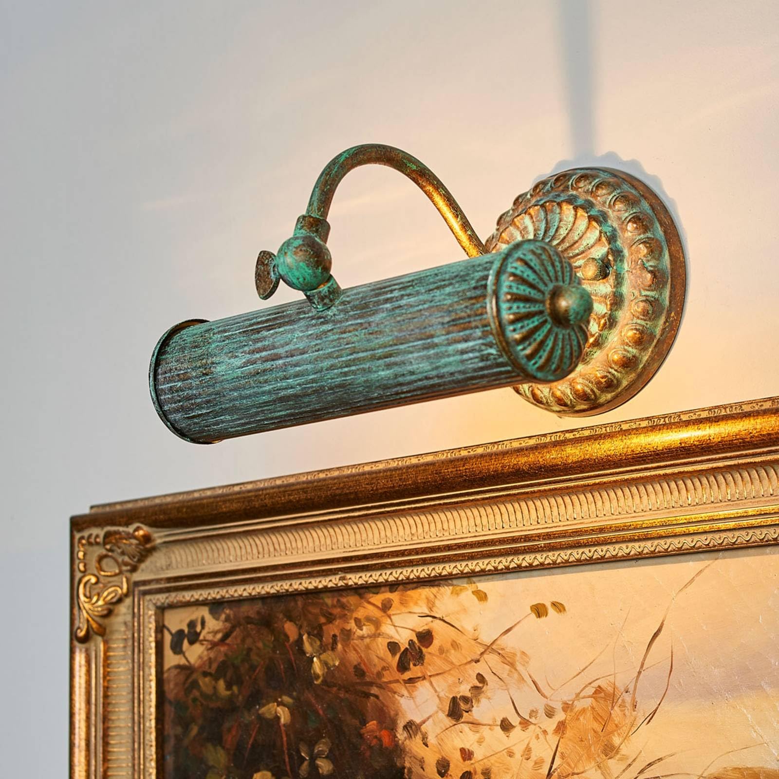 Lindby Wandleuchte, Wandlampe Innen Beno (Retro Vintage Antik) in Bronze aus Metall (1 flammig E14) - Bilderleuchte Wandstrahler Wandbeleuchtung Schlafzimmer/Wohnzimmer Wohnzimmerleuchte