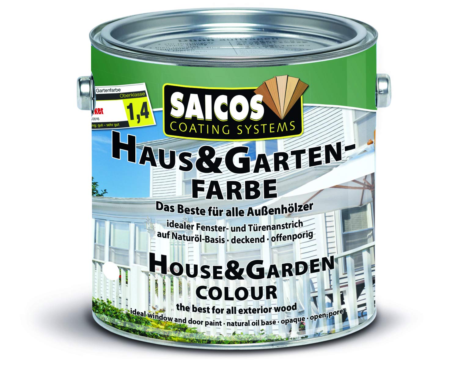 Saicos 2001 300 Haus und Gartenfarbe weiss 0.75 l