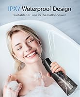 Vista 6 de Demita Irrigador dental inalámbrico para dientes, 10.1 fl oz, 3 modos, 5 puntas de chorro, púa eléctrica portátil para adultos, kit de limpieza