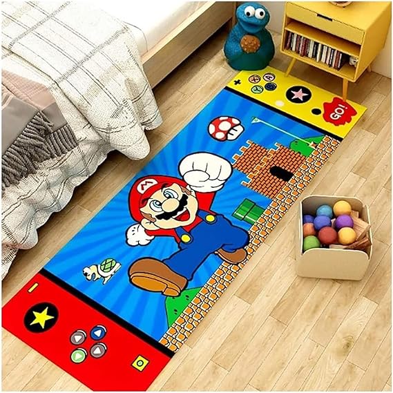 Bedroom Rugs Cartoon 3D Printing Rugs for Boys, Girls