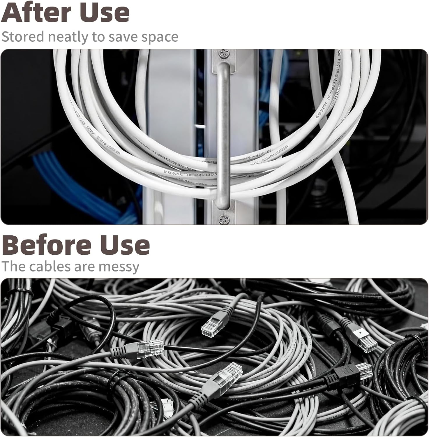 25Pcs 2Inch Distribution Rings,Aluminum D Ring for Sorting Out Electric Cables, Cable Management for Commercial and Residential Use, Silver