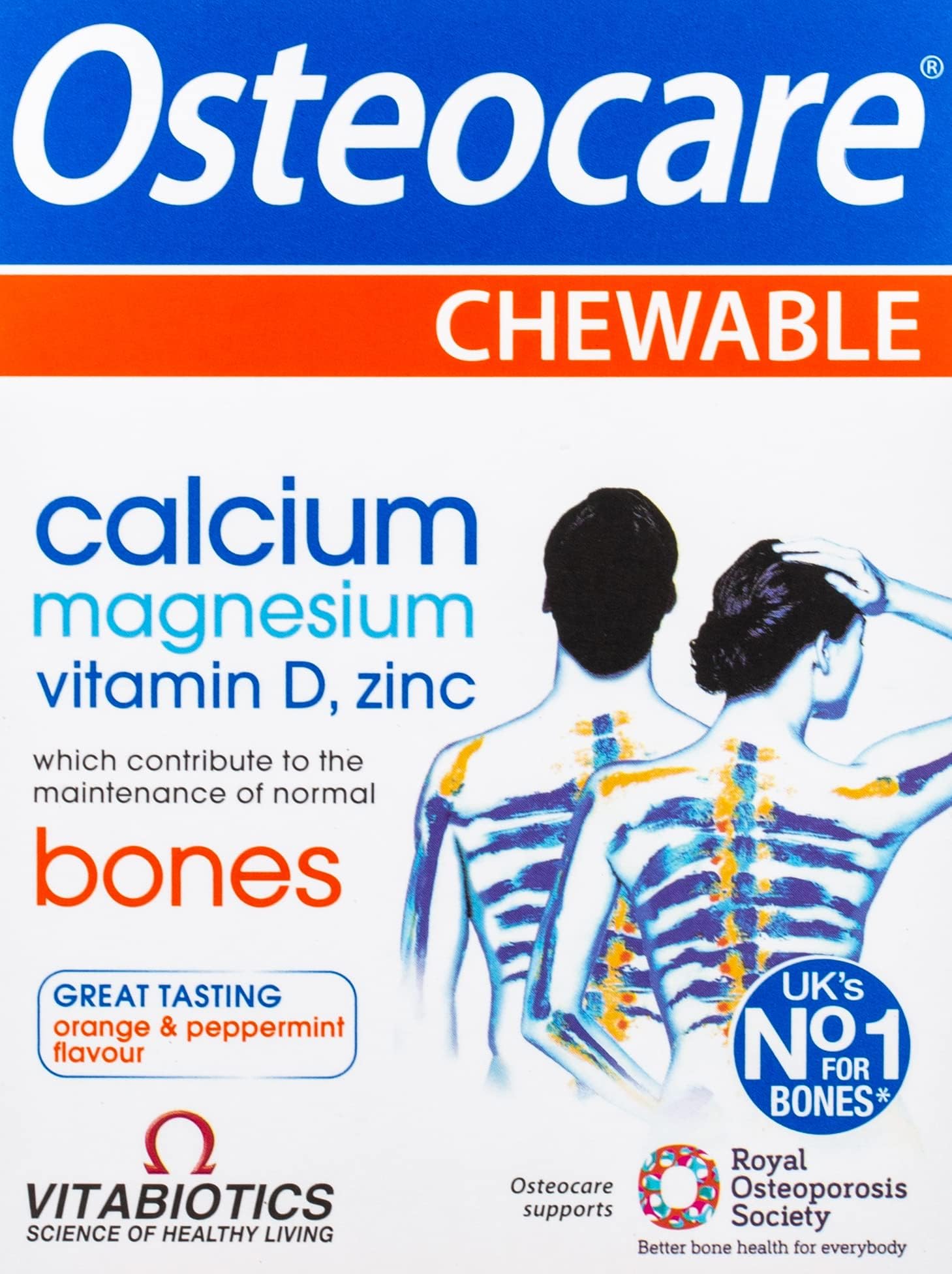 Vitabiotic Osteocare Chewable 30 Tablets