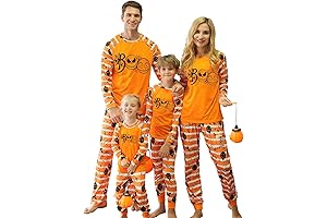 Matching Couples Halloween Ghost Face Pajamas Set: Spooky Slumber Party Essentials.
