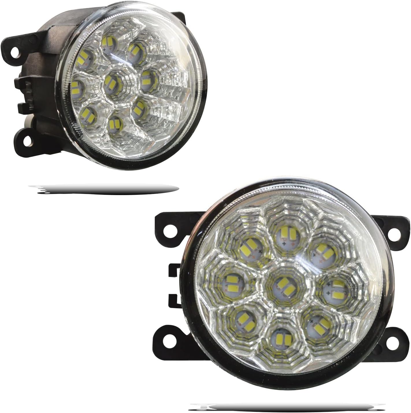 Pair of LED Fog Light Assembly Suitable for Nissan Patrol Y61 2005 2006 2007 2008 2009