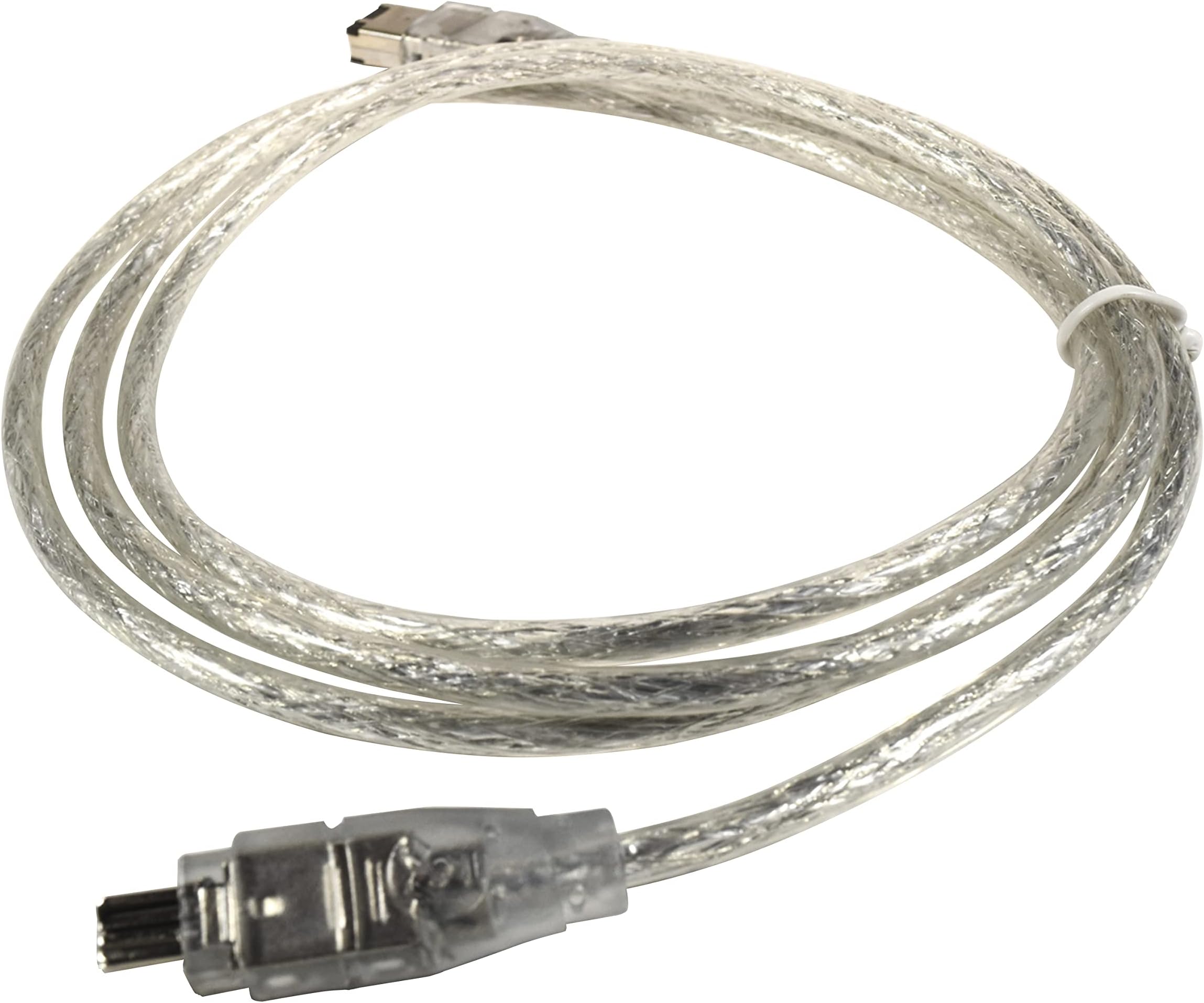 HQRP FireWire Cable Cord Compatible with JVC VC-VDV206U IEEE 1394 4pin to 6pin Replacement