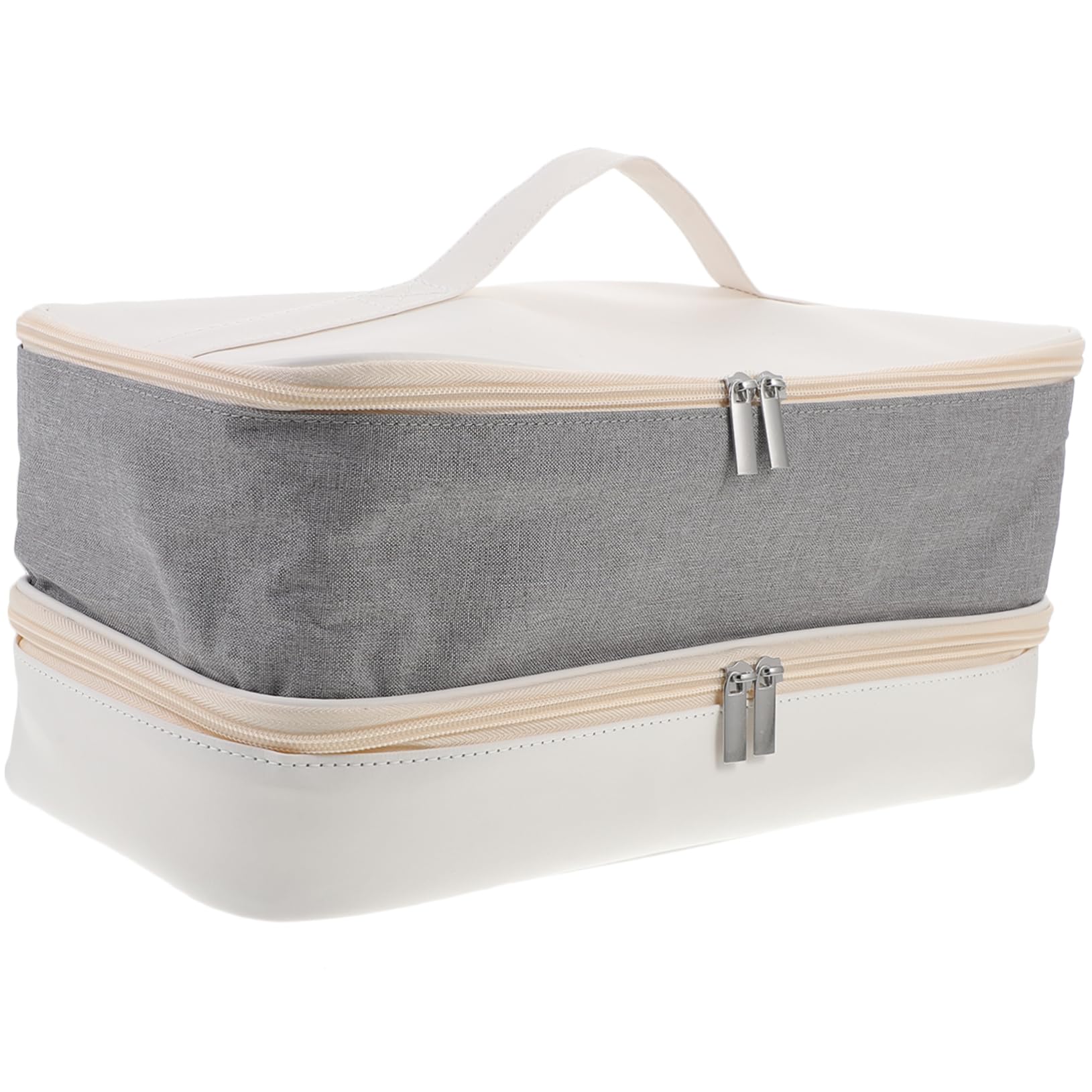 Bolsa De Almacenamiento De De Pelo Organizador De Doble para Secador y Rizador Estuche Portátil De Accesorios De